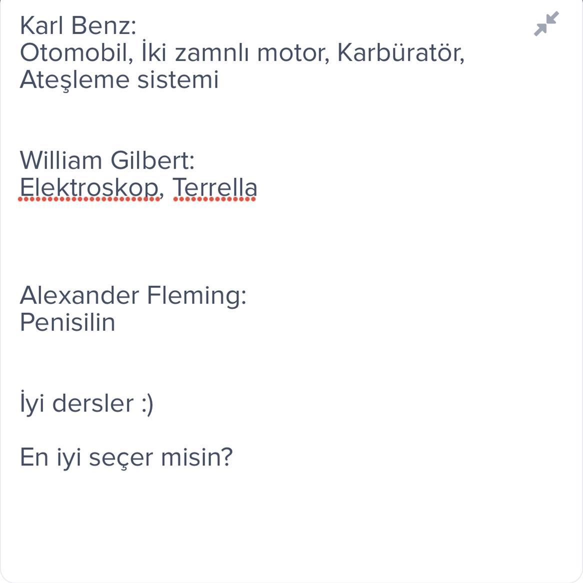 Karl Friedrich Benz icat ettiği ürün ne?William Gilbert icat ettiği