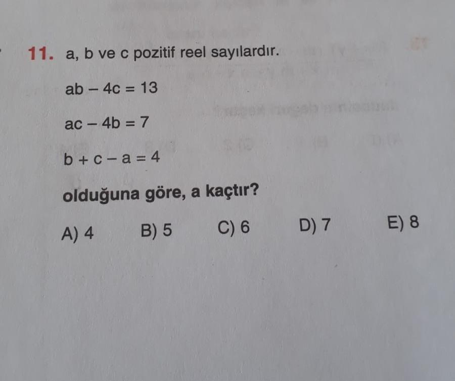 reel sayılar acil çözebilen