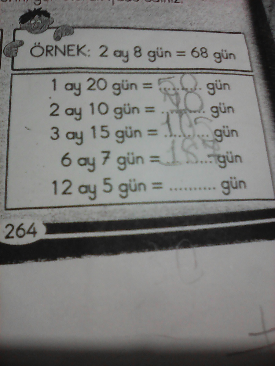 12 ay 5 gün kaç gündür arkadaşlar acil ödv için
