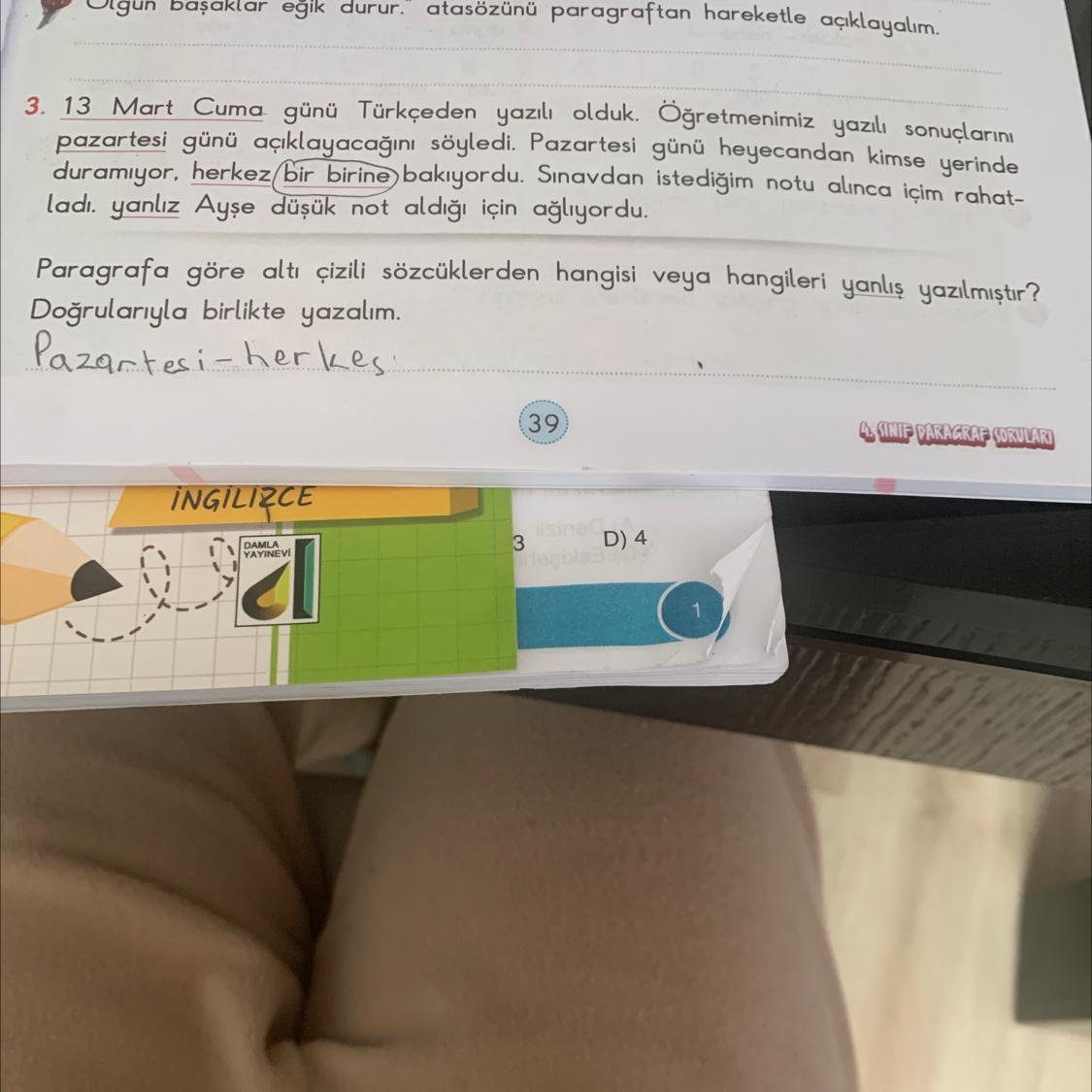 Bir birine ayrı mı birleşik mi yazılır acil!!