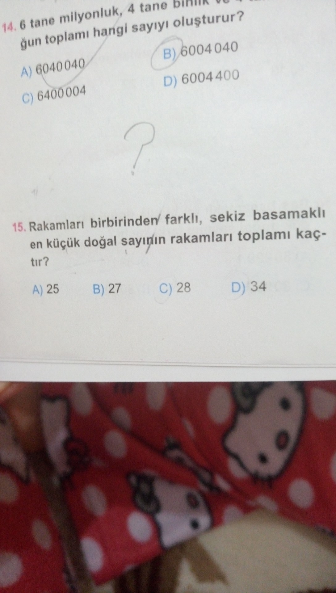 rakamları birbirinden farklı sekiz basamaklı en küçük doğal sayının