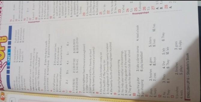 6. Sınıf English Up Students Book cevap anahtarı yds publishing acil