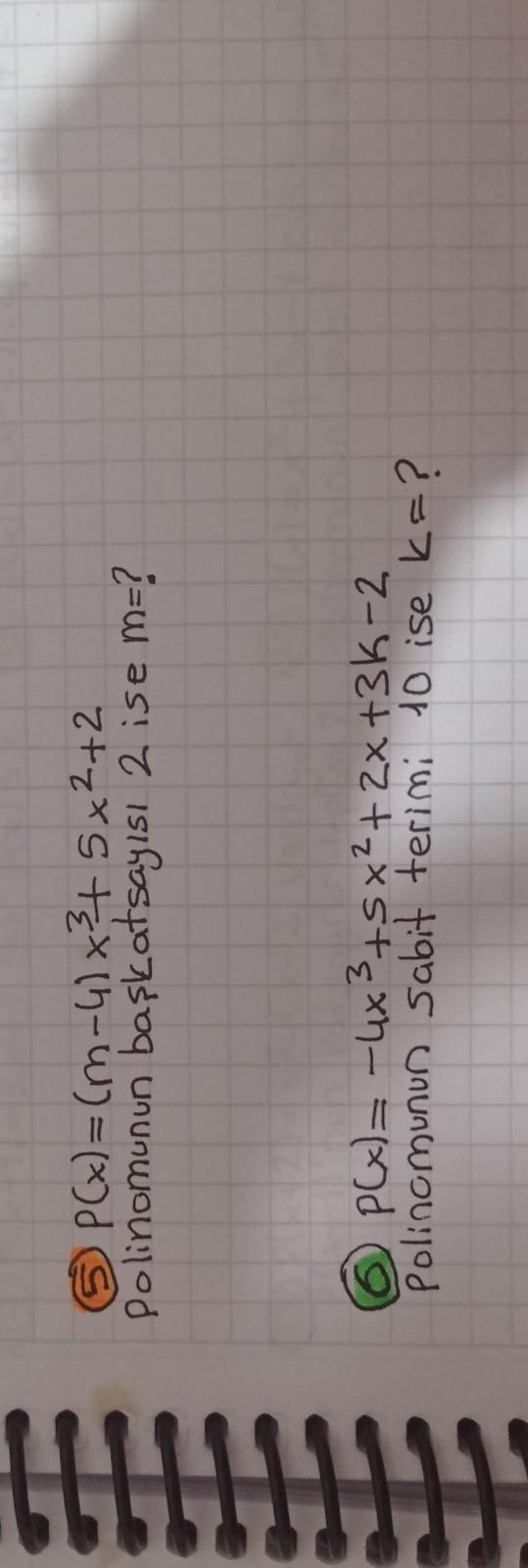 10. sınıf matematik polinomlar konusu sorulara yardımcı olursanız çok