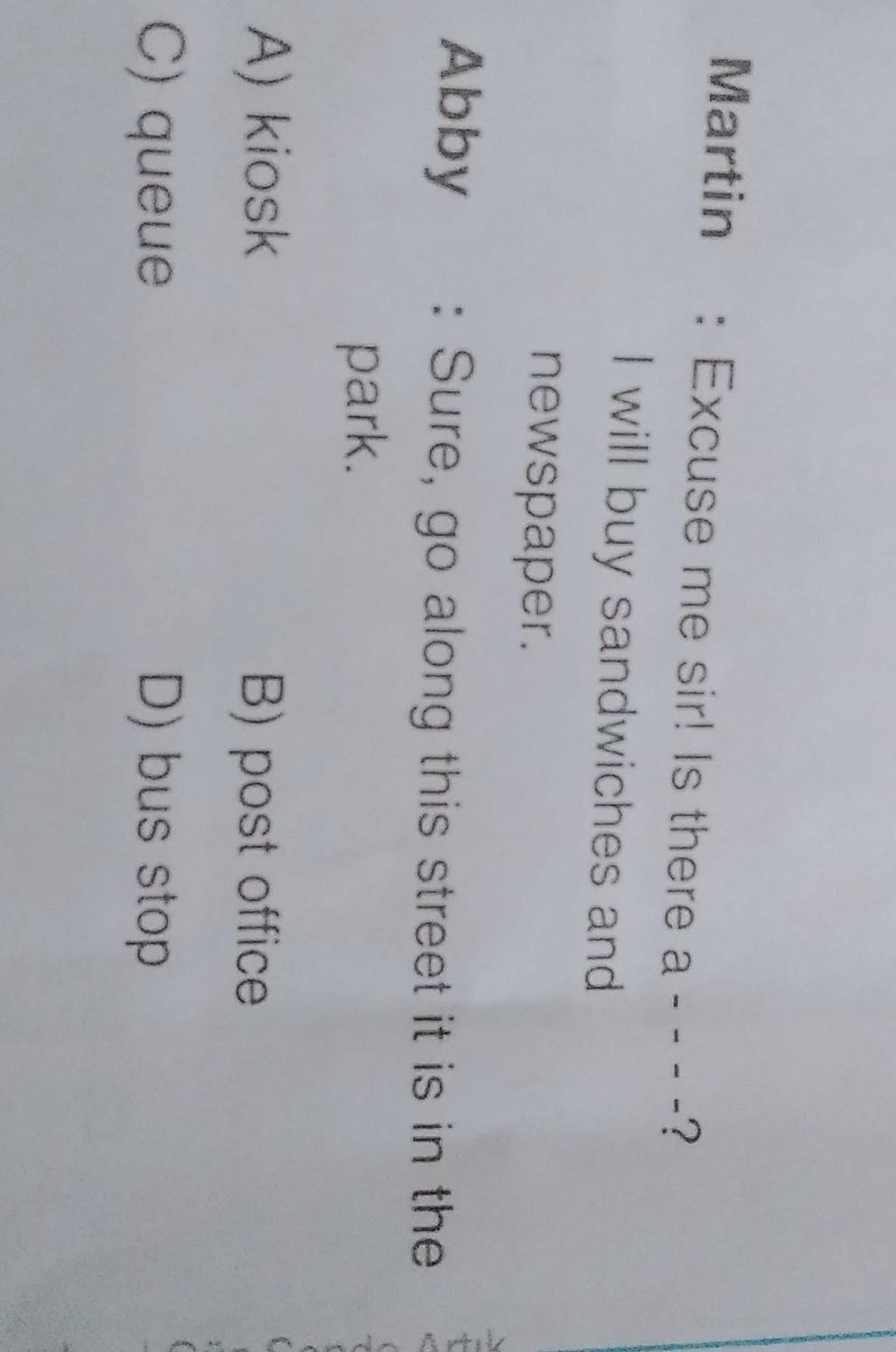 I will buy sandwiches and newspaper ne demek ingilizcede acil