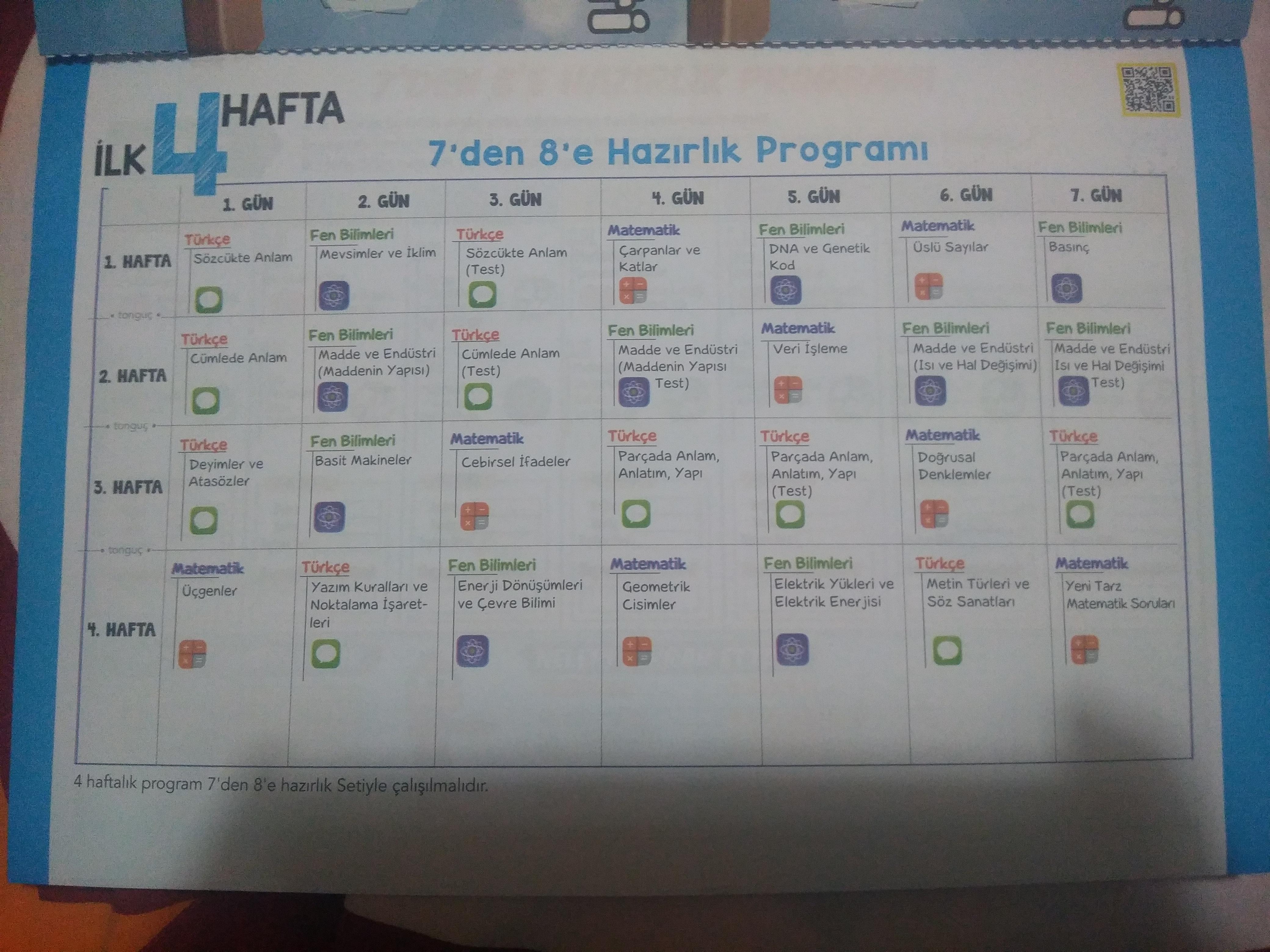 2020 7den 8e hazırlık programı Tonguc a.nin acil atarmisiniz