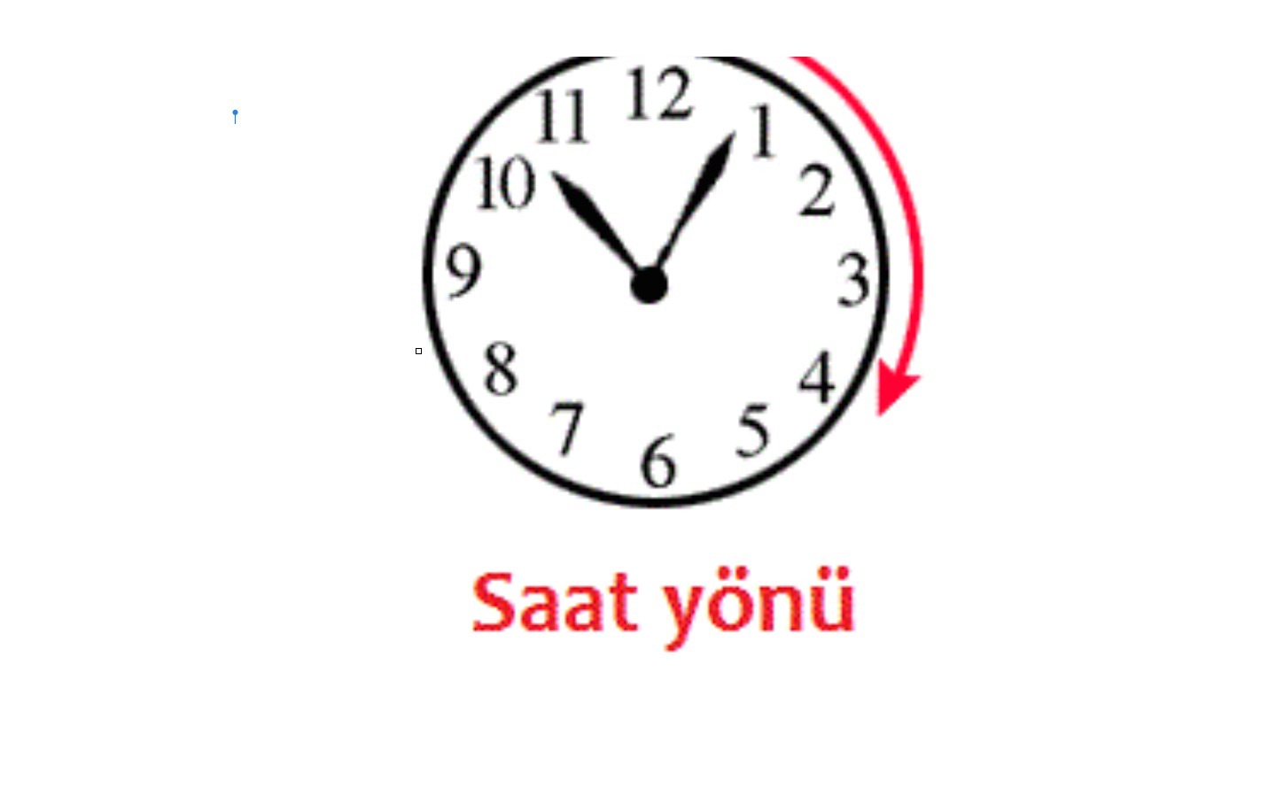 Saat yönünde dönmek ne demek ? (Acil)