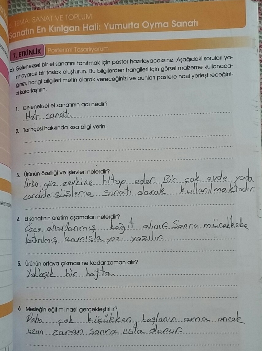 sanatın en kırılgan hali yumurta oyma sanatı türkçe çalışma kitabı