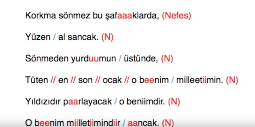 istiklal marşının 2 kıtasının uzatmaları
