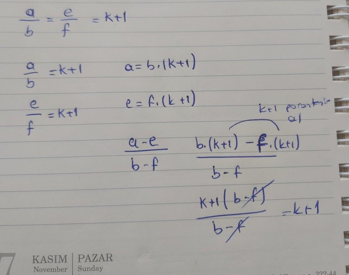 8. 2²= 2 = k 름. olduğuna göre, A) k =k+1 ae bf işleminin sonucu