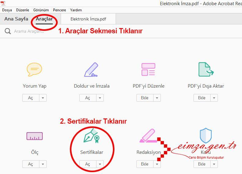 E imza nasıl alınır? Açıklayınız.