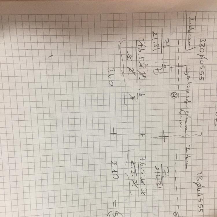 Arkadaşlar permüstayon soruları arkadaşım attı biz daha o