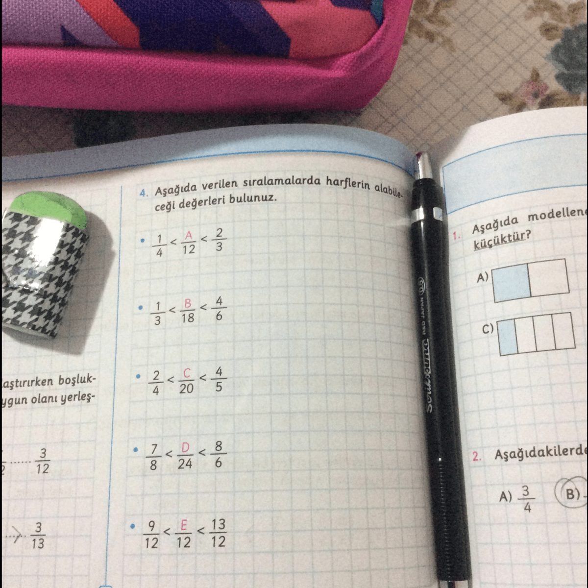 5. SINIF AKILLI MATEMATİK ATÖLYEM SAYFA 136 YAPANI EN İYİ SEÇİCEM BİDE