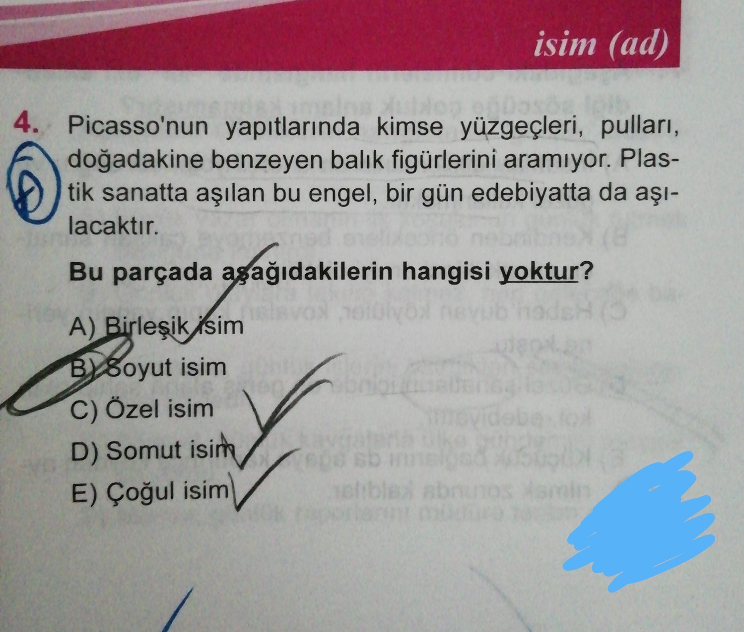 buradaki yüzgeç birleşik isim değil mi?