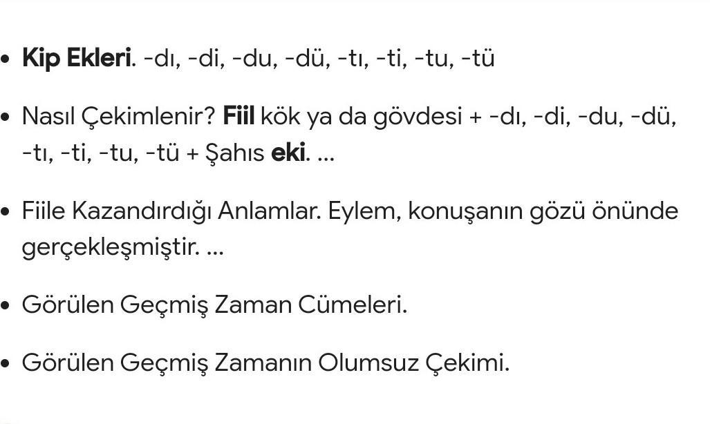 (FİİL) kip ekleri nelerdir, yazar mısınız?kişi, şahıs falan... kip eki