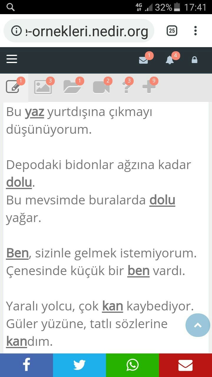 5 tane es sesli sozcuk kullanarak cümle