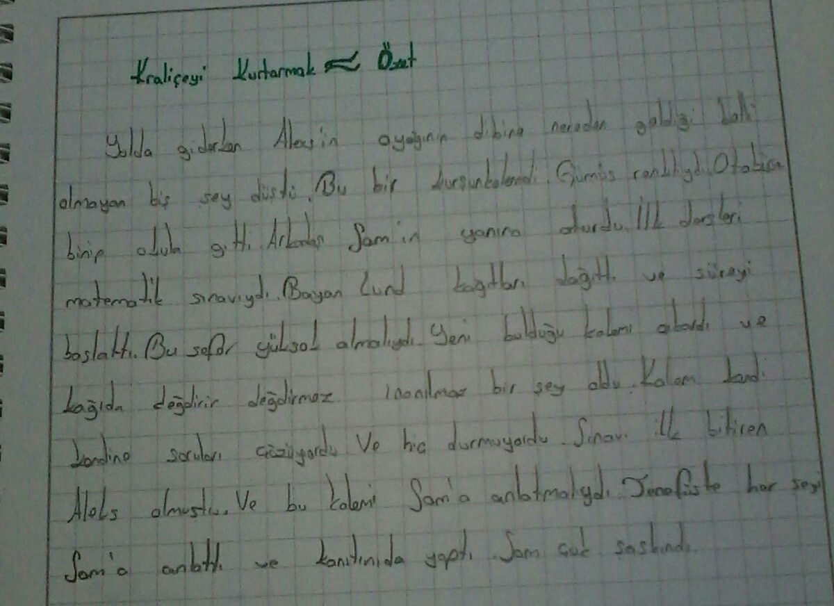 kraliçeyi kurtarmak kitabının özeti ACİL
