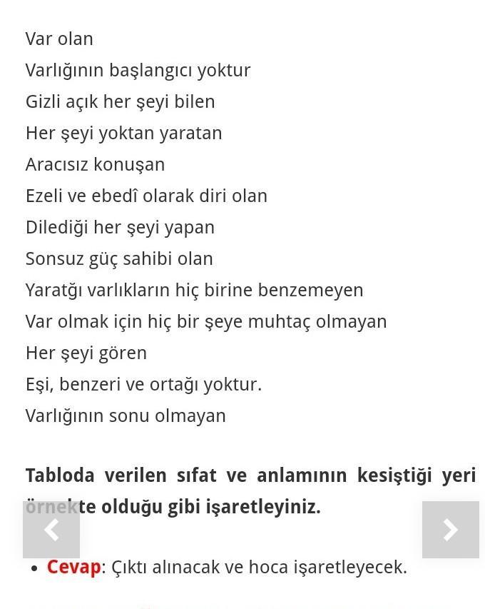 6. Sinif temel dini bilgiler ders kitabi cevaplari acil sayfa 87.88.89