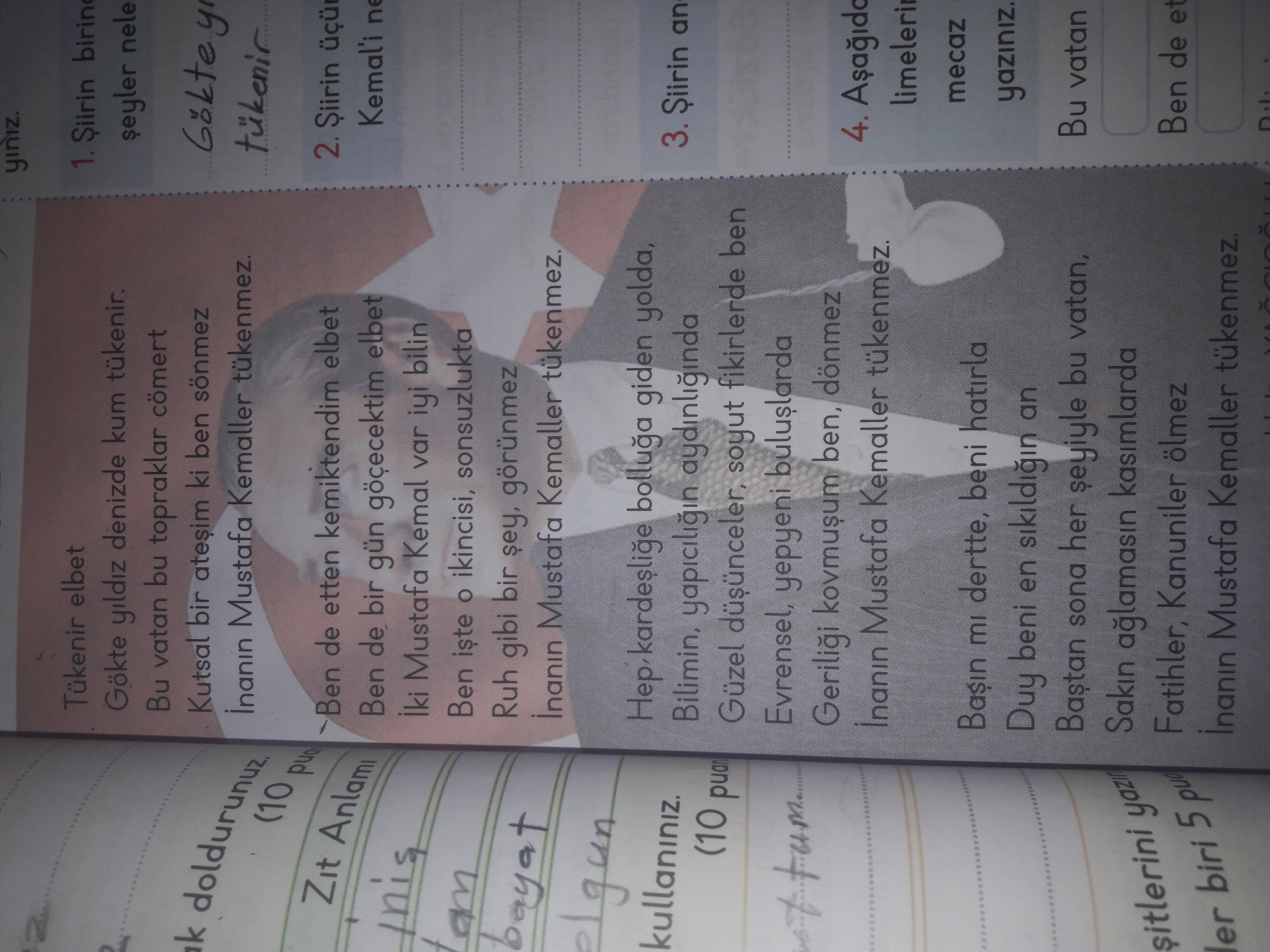 Şiirin ana duygusu ne