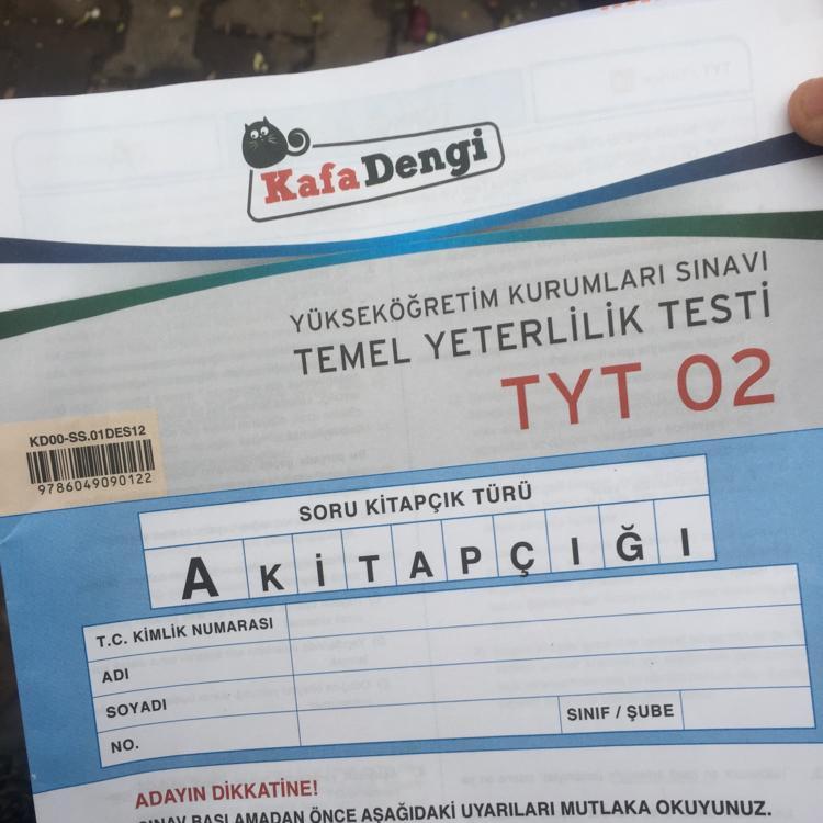 Kafa dengi tyt 02 cevap anahtarı olan var mı