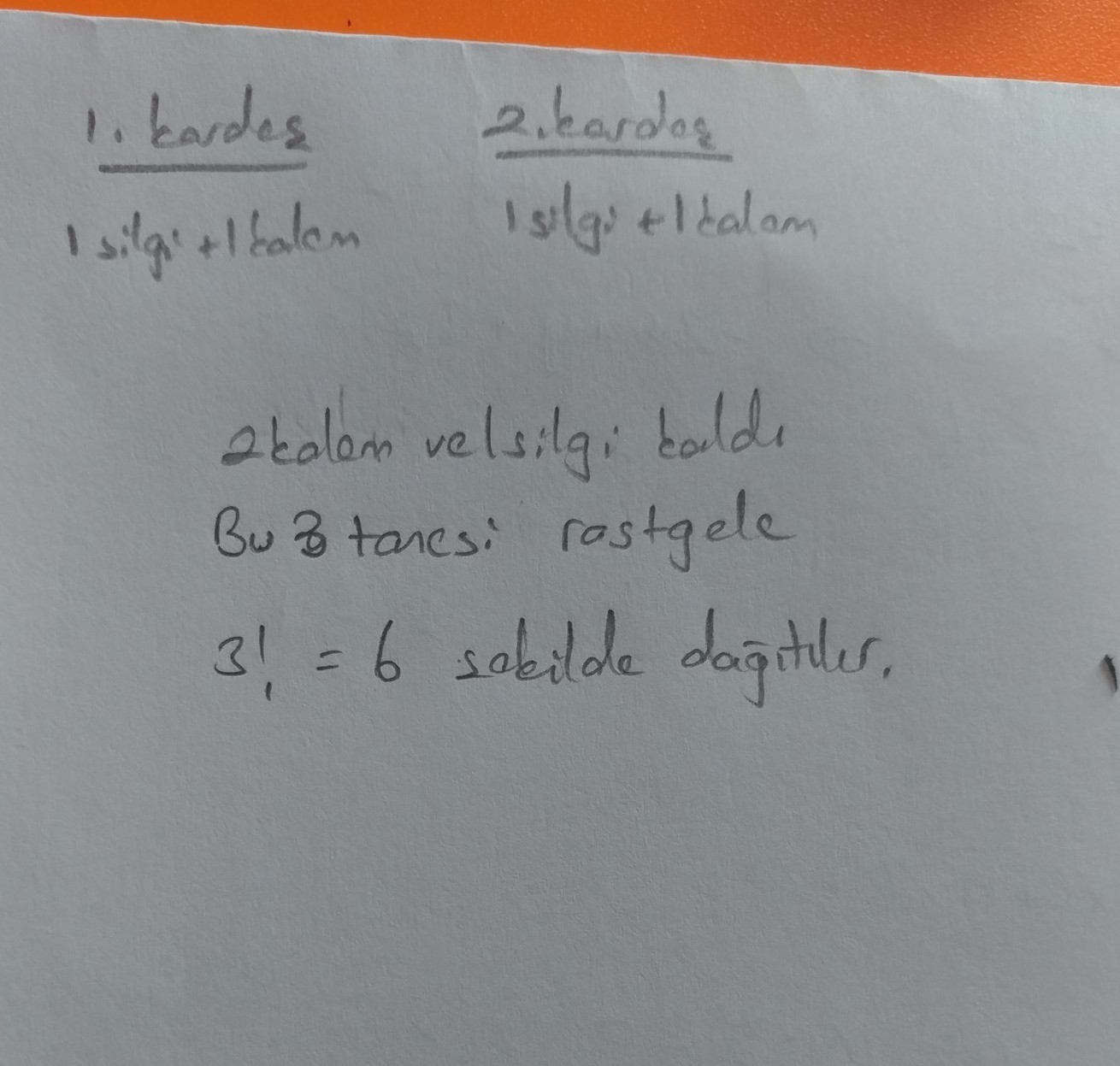 Bakabilir misiniz ? Ben sonucu sürekli 18 buluyorum ama cevap 6
