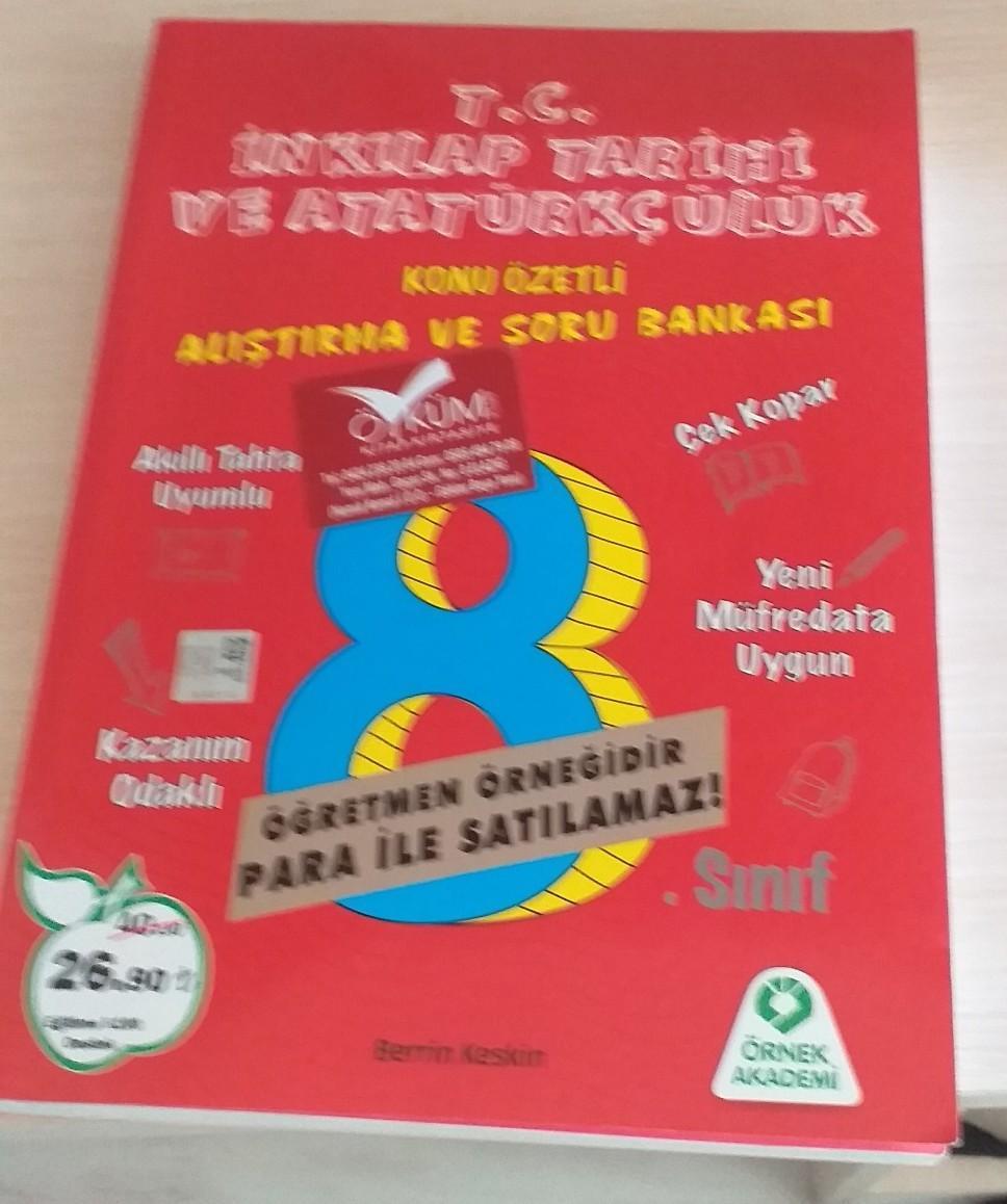 örnek akademi yayınları 8. sınıf cevap anahtarı olan varsa atabilirmi