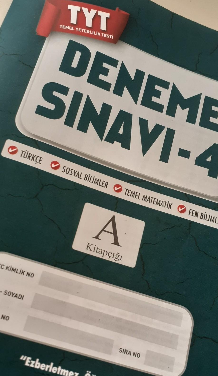 çap yayınları tyt deneme sınavı 4 cevap anahtarı olan atabilir mii