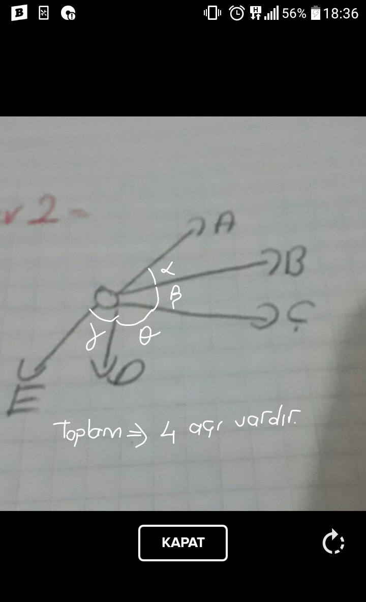 kaç tane açı vardır 2. komşu açılra örnek verin