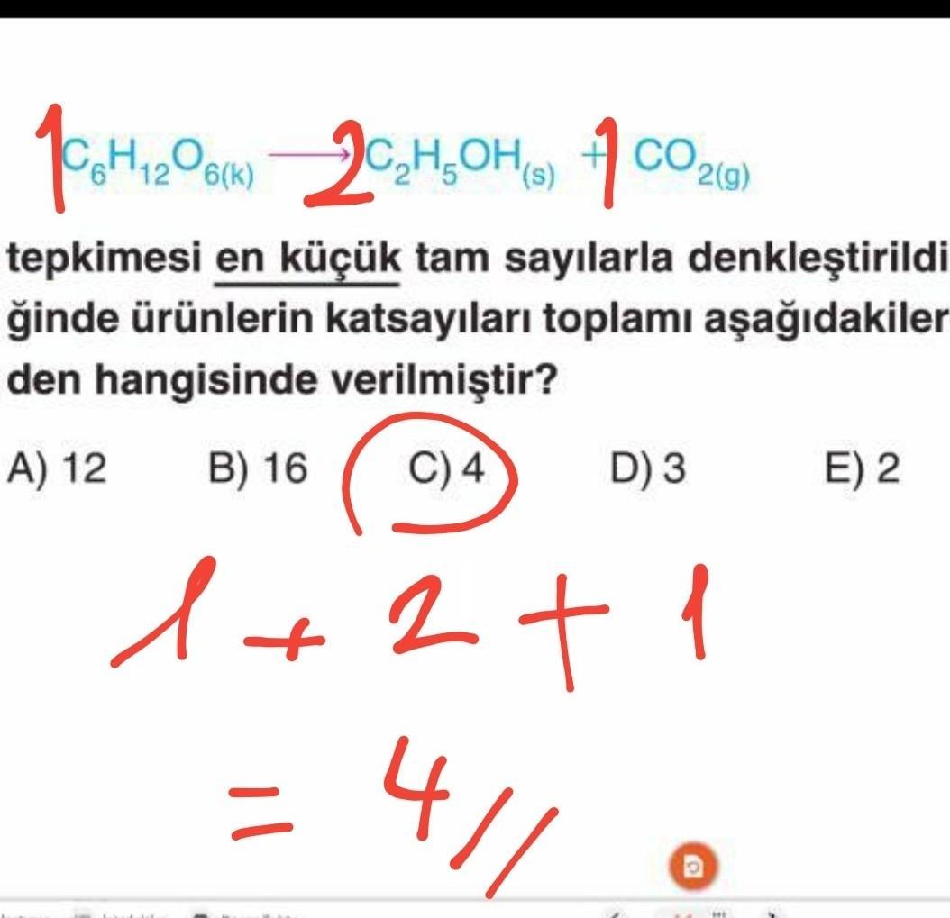 Kimya cevaplar mısınız lütfen 10.sınıf KİMYASAL TEPKİMELER