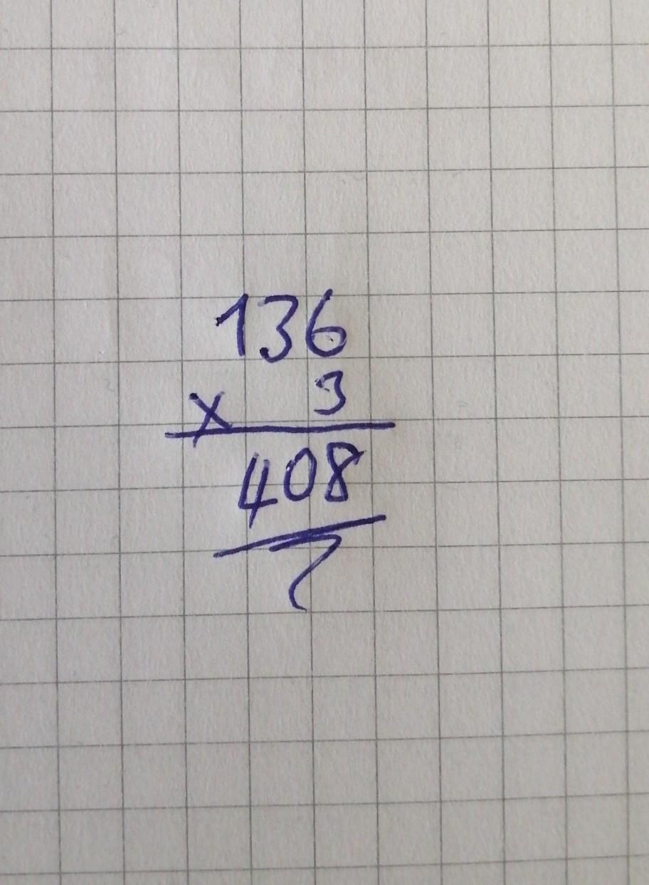 136 kere 3 kaç eder çarpma işlemi