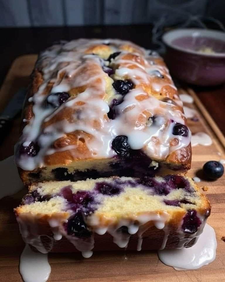 LEMON BLUEBERRY LOAF Grandma old recipes