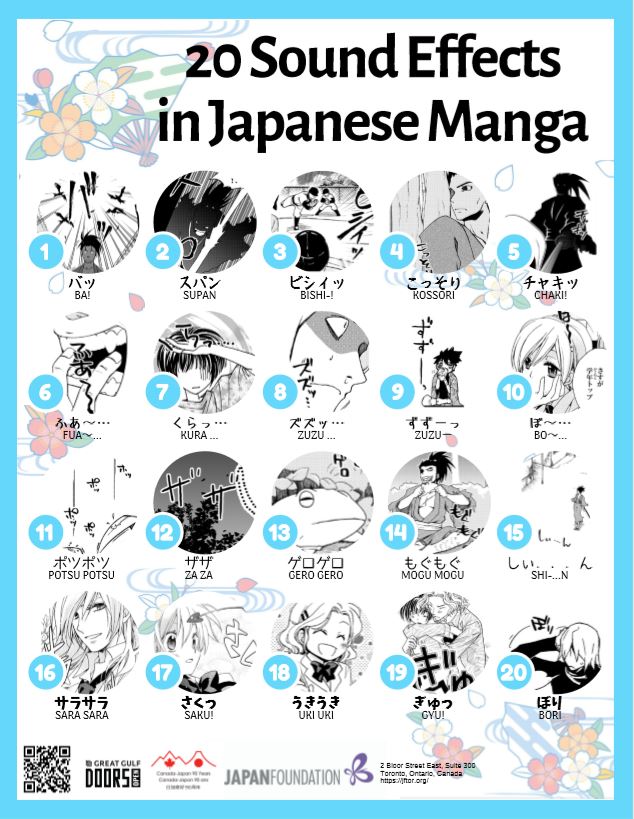 20 Sound Effects in Japanese Manga The Japan Foundation, Toronto