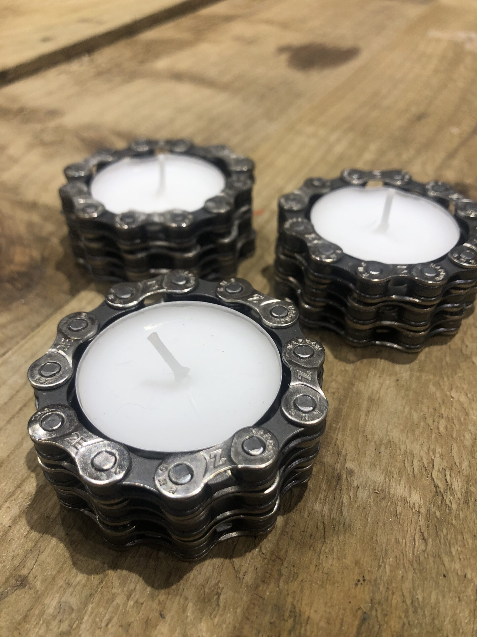 Handmade Tea light holders TR1cycles