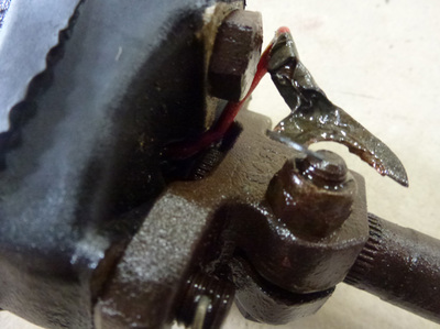 Triumph TR4A Steering Column - Triumph TR4A IRS Rebuild and Restoration