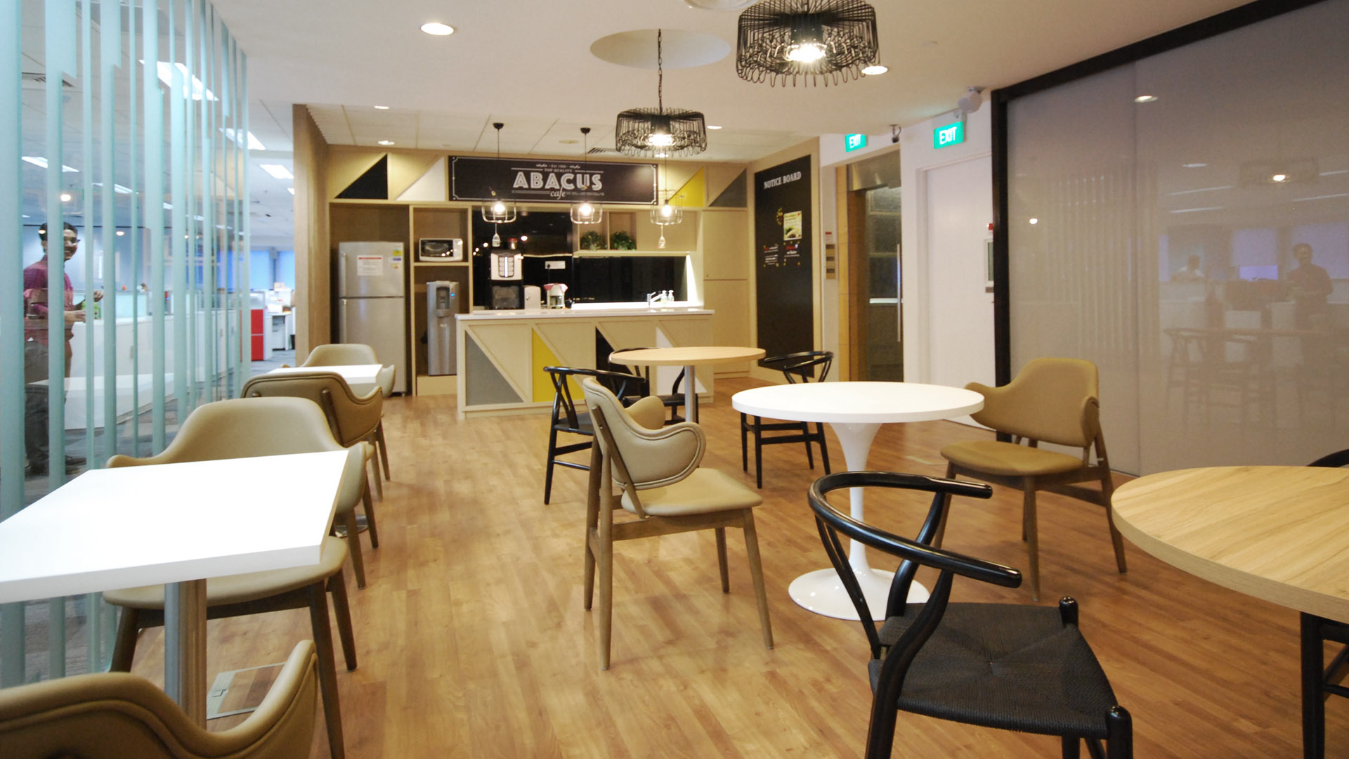 Vinyl Floor for Office and Pantry Office Interior Design Company