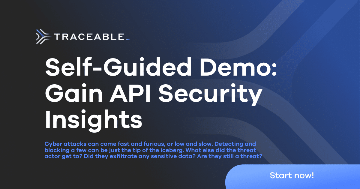 SelfGuided Demos Traceable API Security