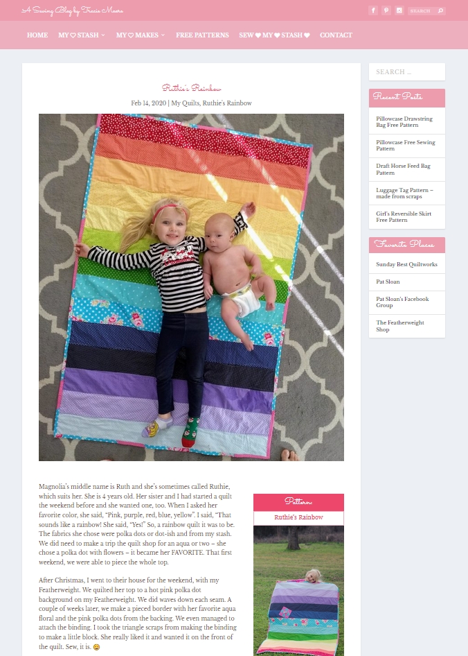 Sew Sew Life Traceable Creations