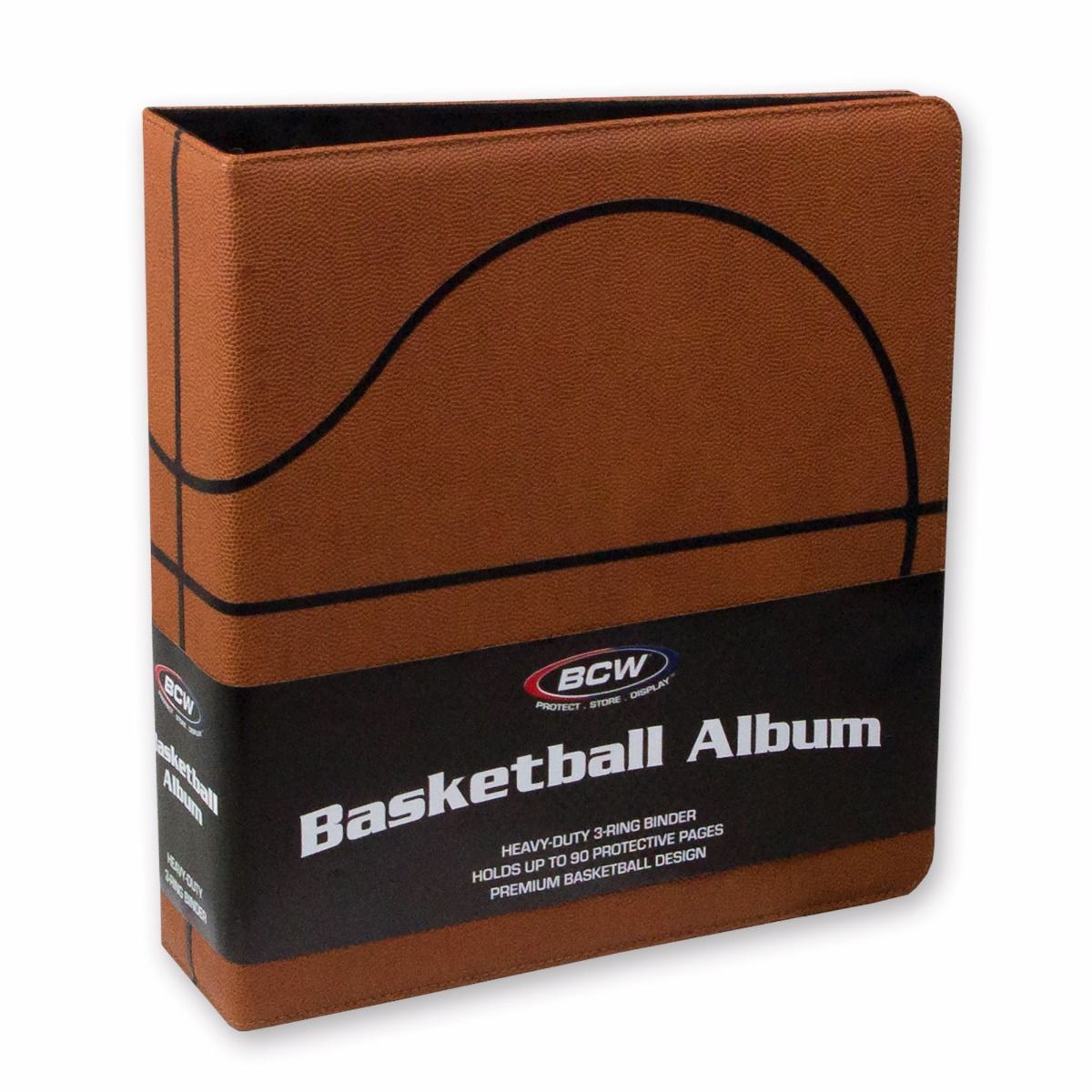 3 in. Album Basketball Collectors Album Premium Brown