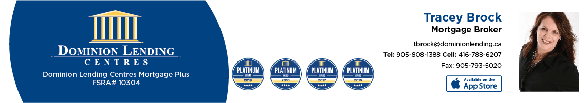 Current Rates Tracey Brock Dominion Lending Centres