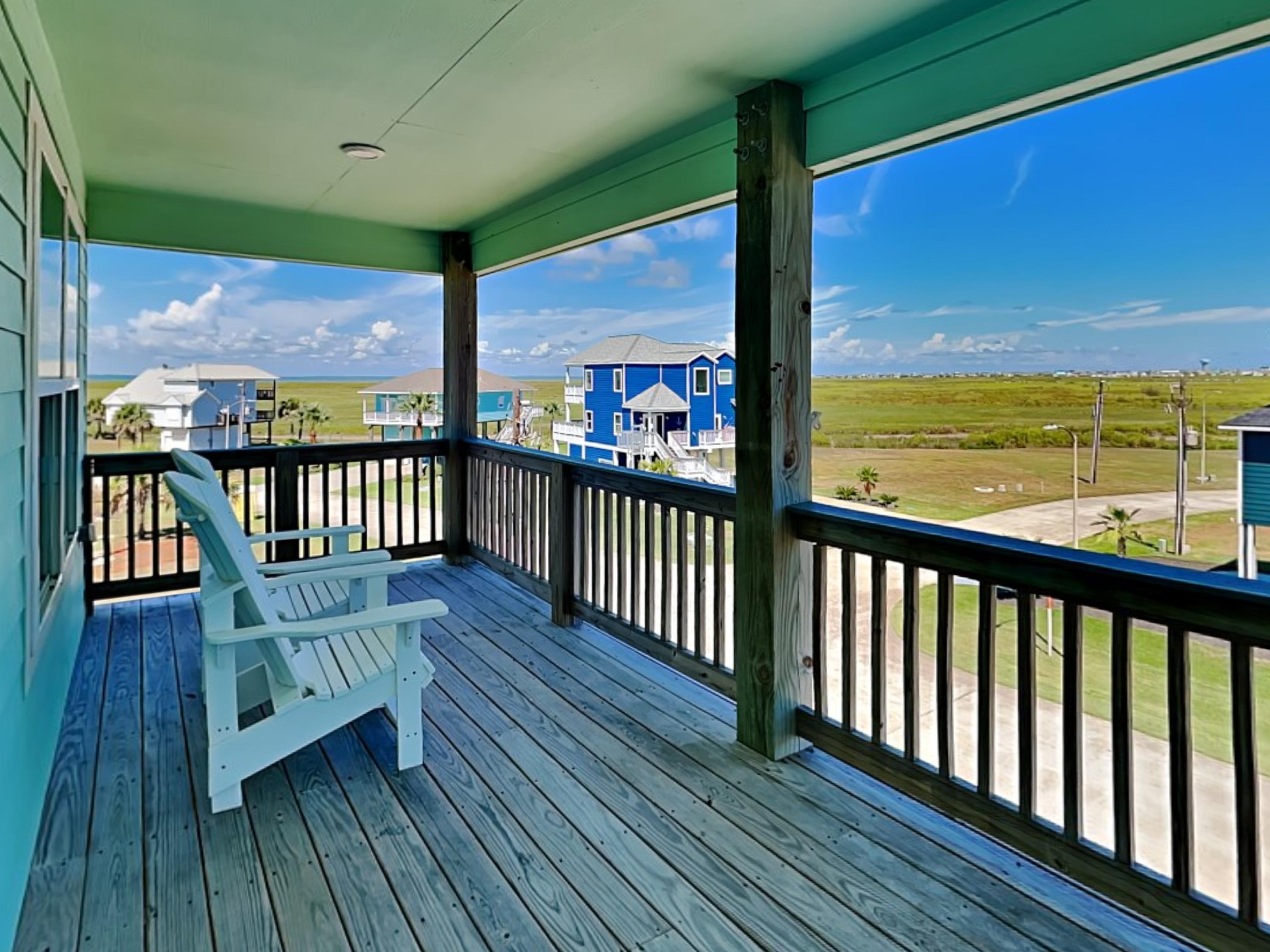 Beach and Bay View Home Rental Galveston, TX