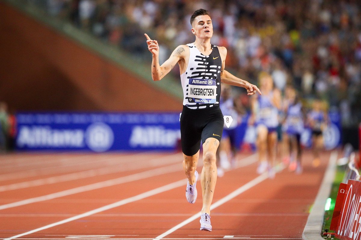 Brussels Diamond League Ingebrigtsen Sets 443.13 World Record