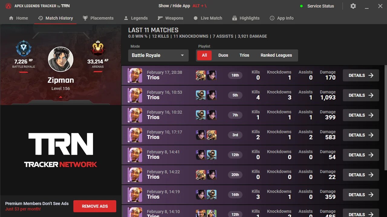 Apex Legends Tracker App Apex Legends Tracker