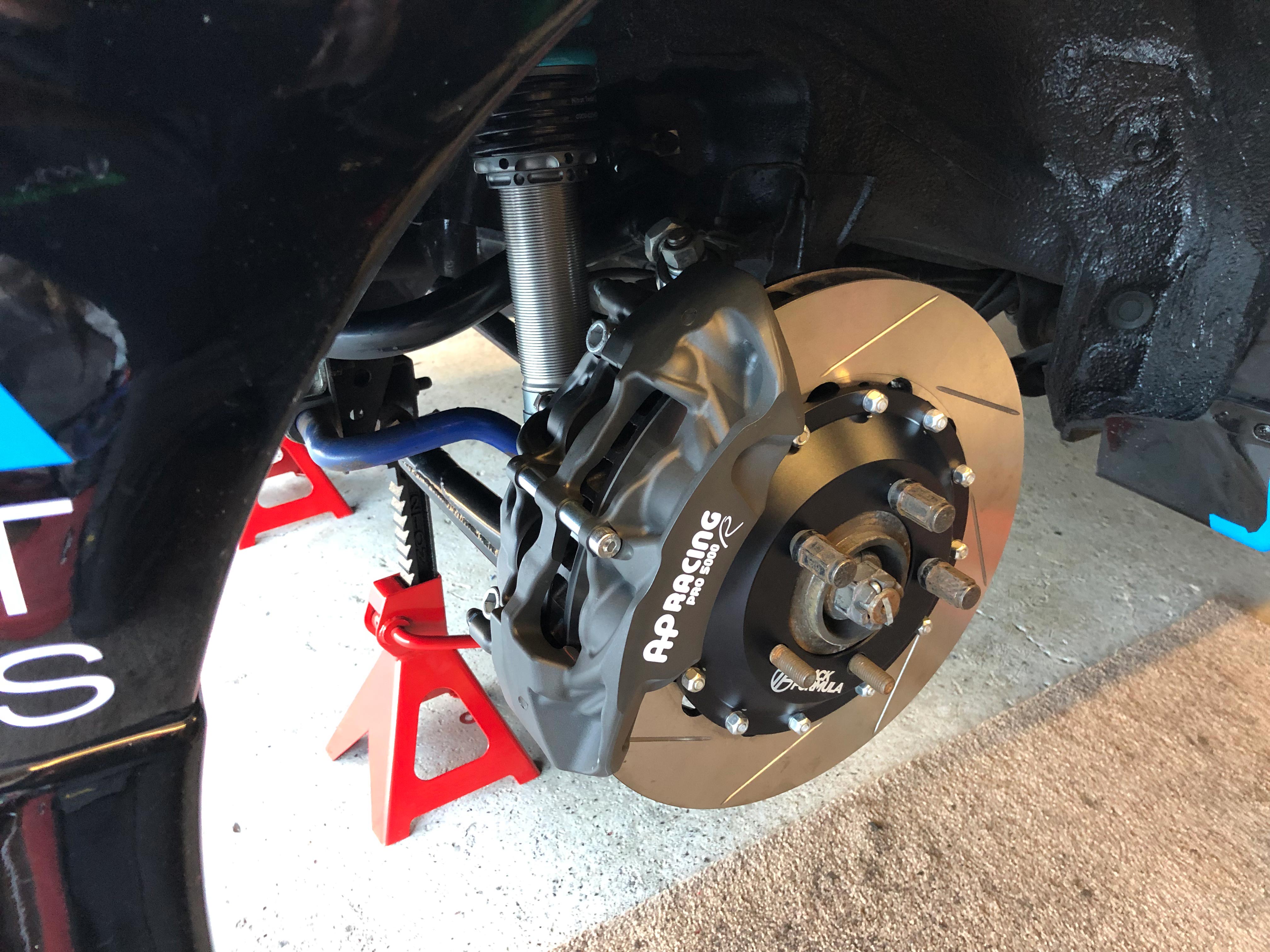 Mitsubishi Lancer Evo 4,5,6,7,8,9,10 AP Racing Rear Brake Kit (Grooved