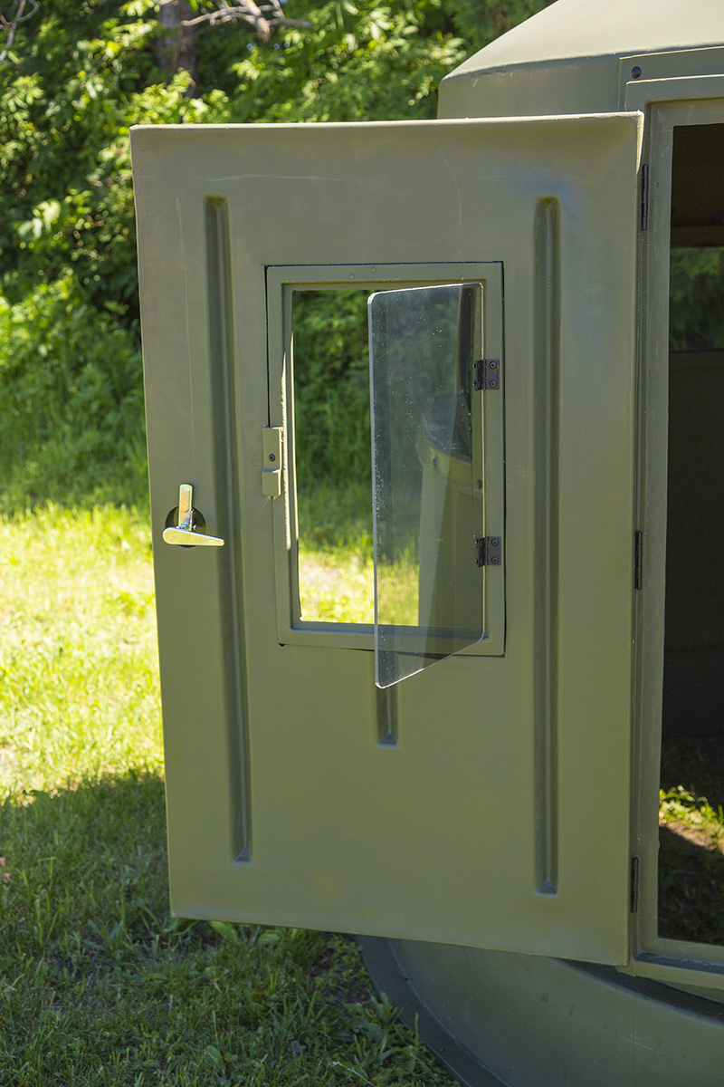 Hunting Blind Door With Window Track It Bracket