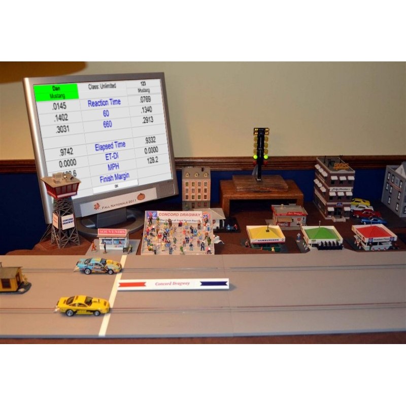 Slot Car Drag Timing