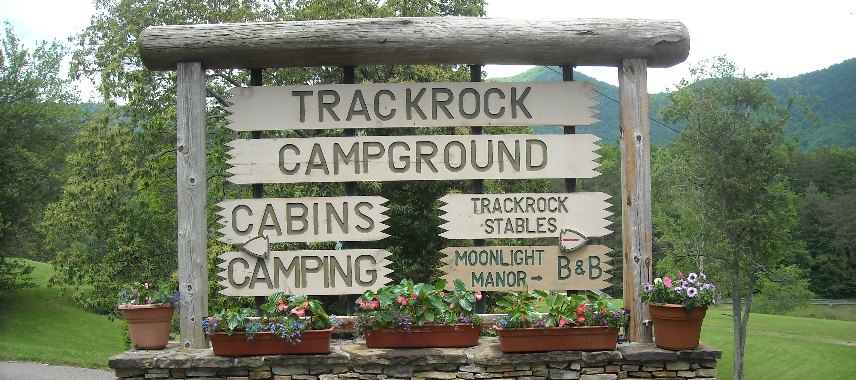 to Trackrock! TrackRock Campground and Stables