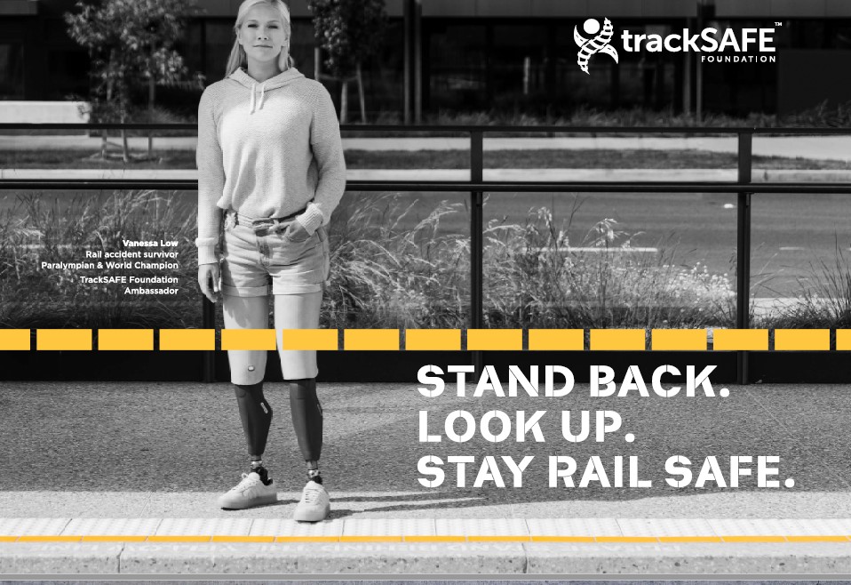 Light rail safety campaigns TrackSAFE Foundation