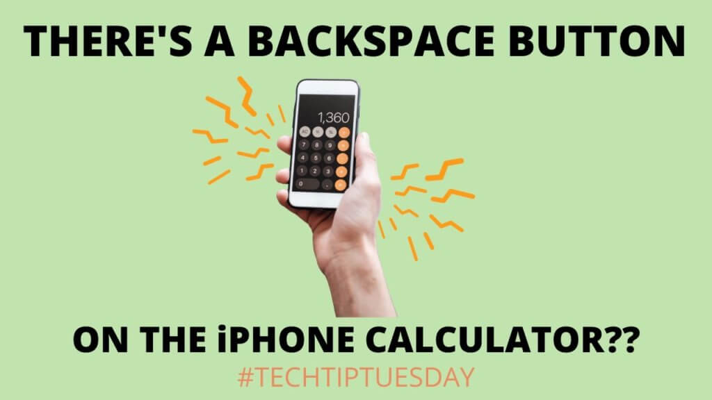 Backspace Feature on iPhone Calculator TracSoft