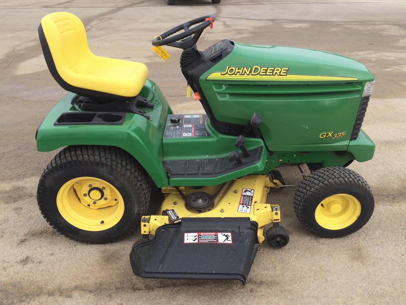 John Deere GX335 Tractor Specs