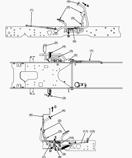 Kubota BX1860, BX2360, BX2660 Tractor - Transmission System