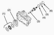 Kubota BX2200, BX2230, BX2350, BX22 Tractor - Transmission